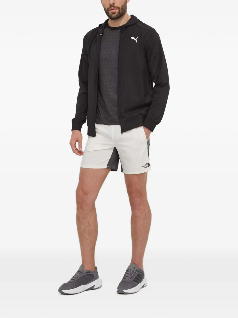 PUMA fit zip-up training jacket Zwart