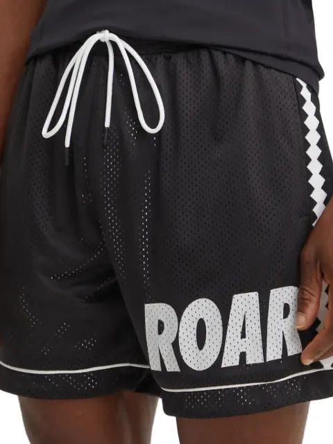 PUMA logo-print mesh shorts