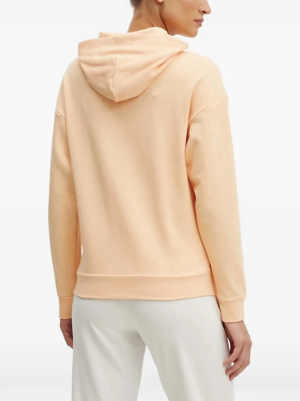 PUMA Hoodie met logopatch Oranje