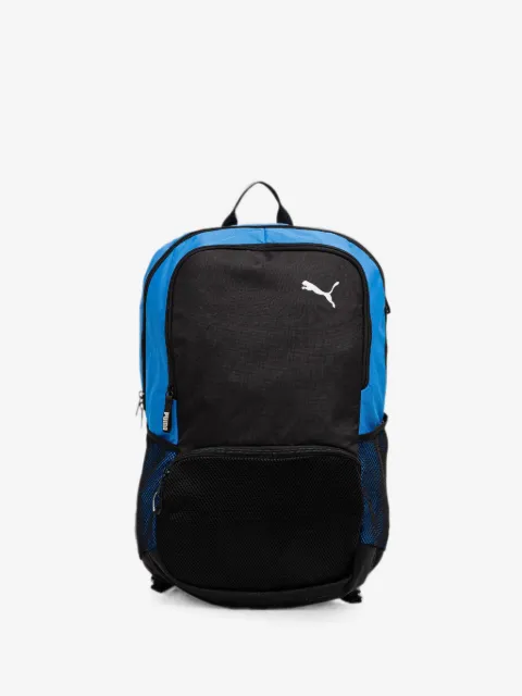 PUMA logo-print mesh-panel backpack