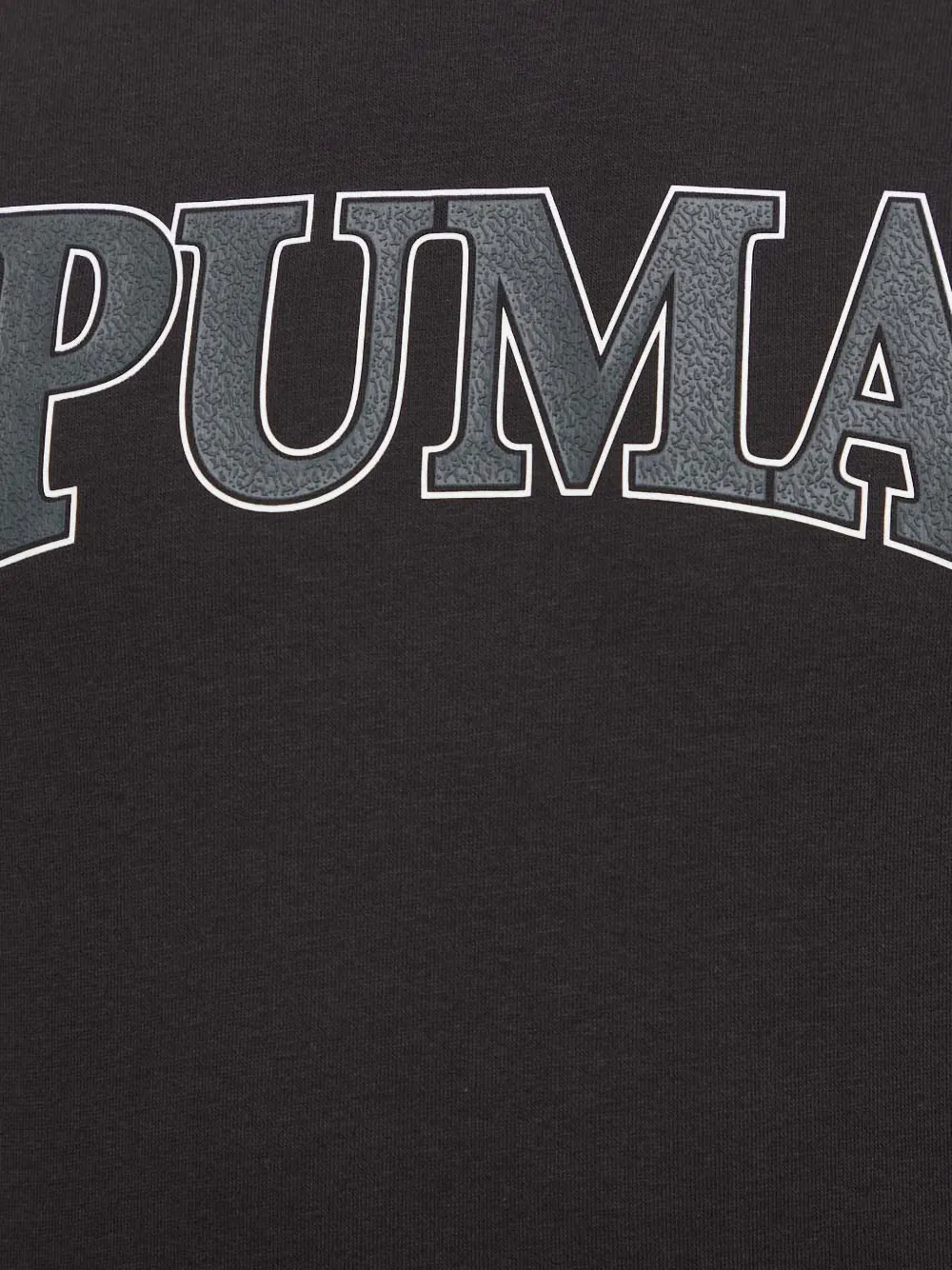 PUMA Hoodie met logoprint en trekkoord Zwart