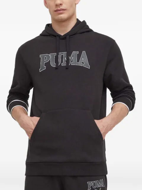 PUMA logo-print drawstring hoodie