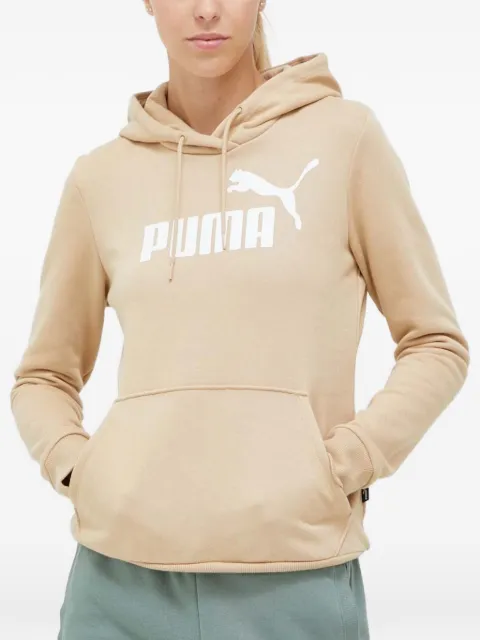 PUMA logo-print drawstring hoodie