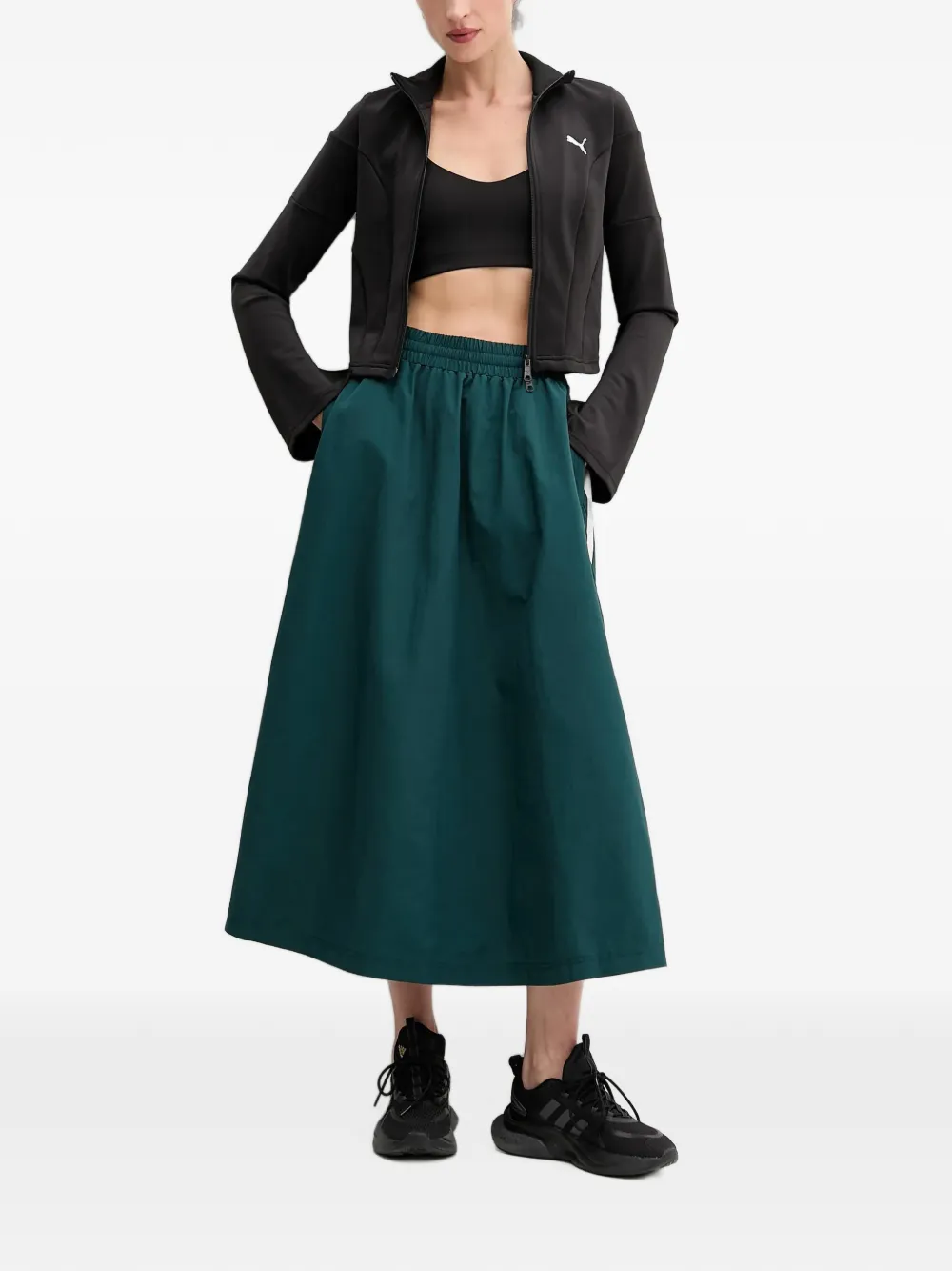 PUMA Dare to slim cropped jack Zwart