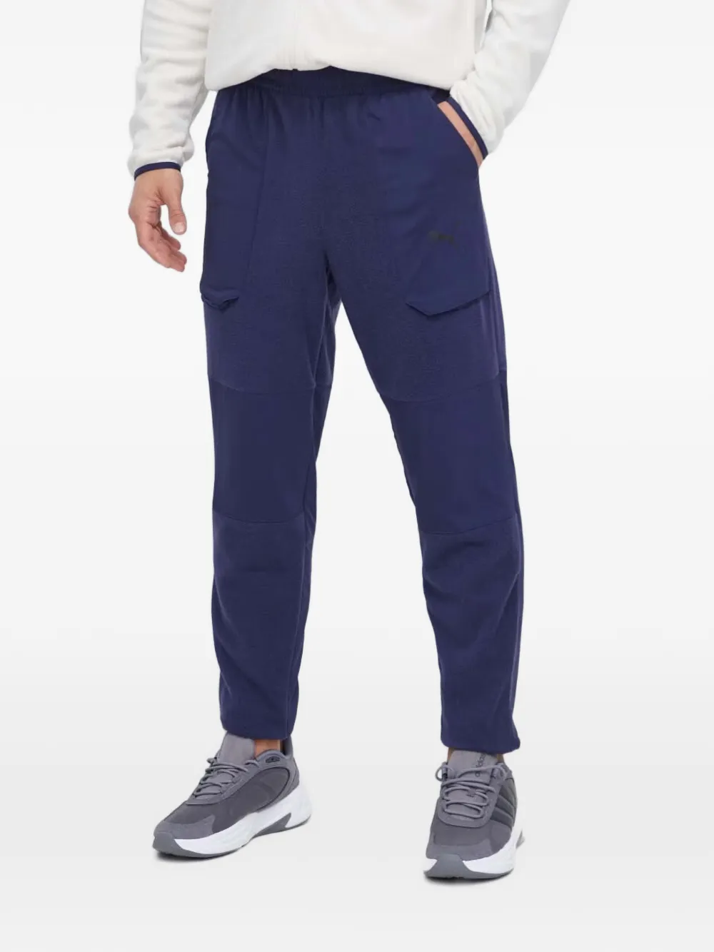 PUMA panelled cargo pants - Blu
