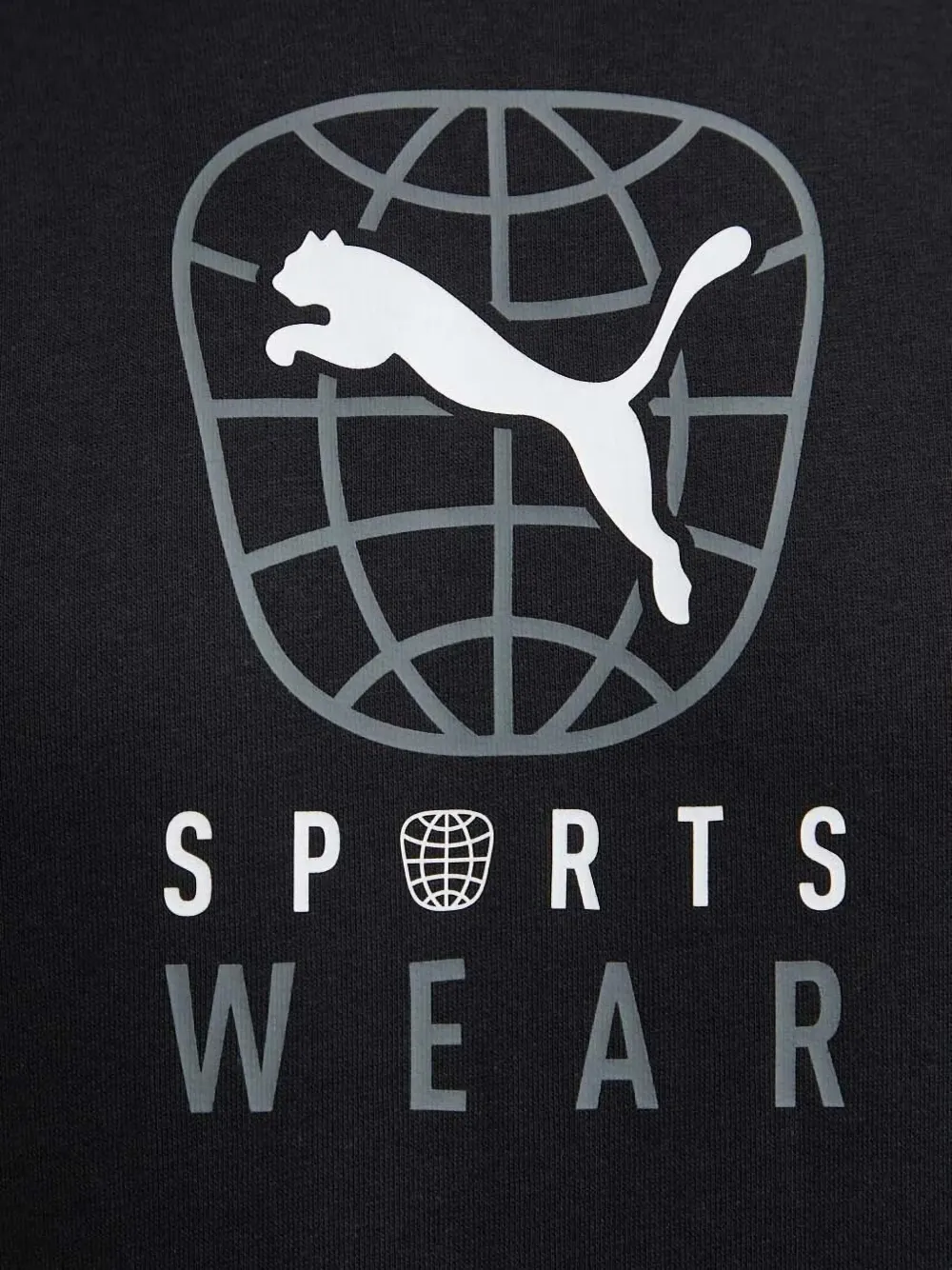 PUMA Better Sportswear logo-print hoodie Zwart