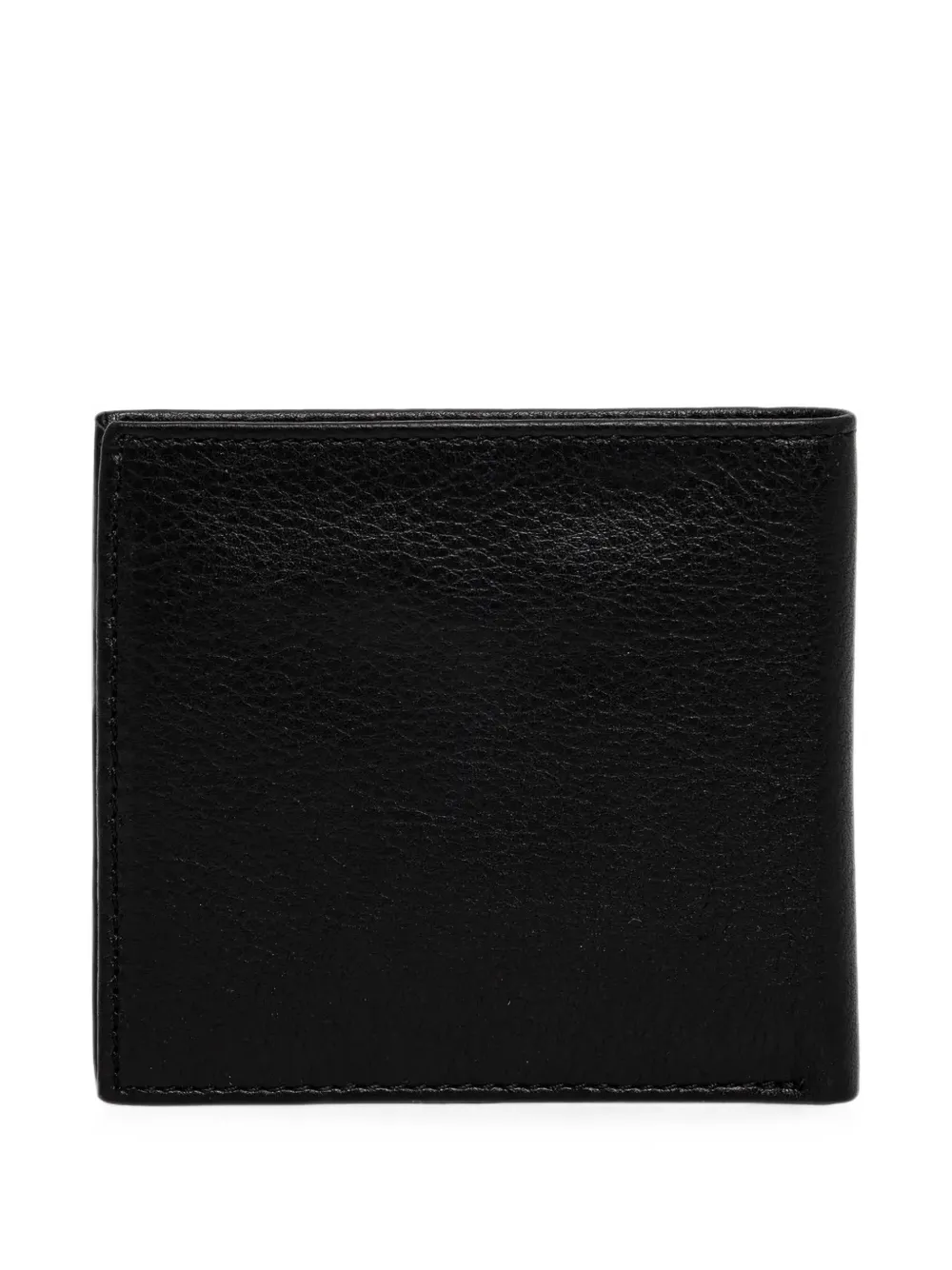 Barbour Colwell tartan-trim leather wallet Zwart