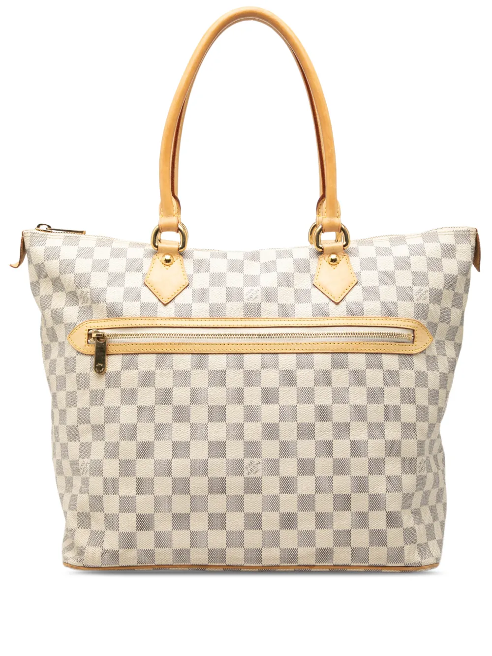 Louis Vuitton Pre-Owned 2007 Damier Azur Saleya GM handbag - Bianco