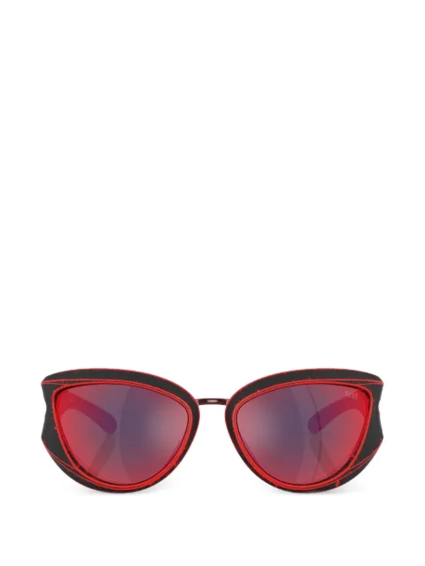 Diesel cat-eye cut-out sunglasses