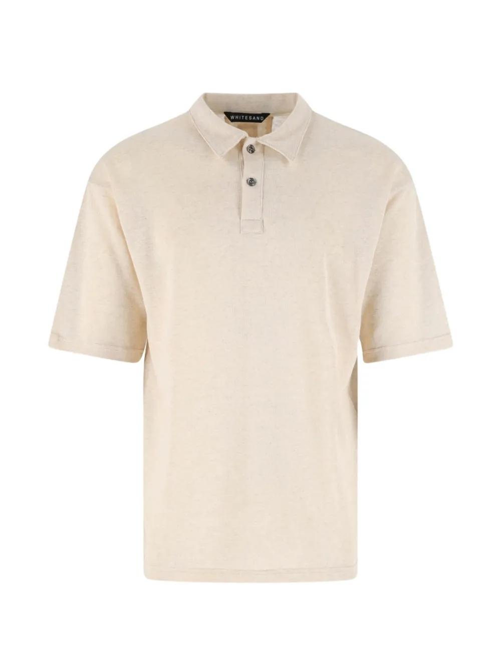 White Sand short-sleeve polo shirt - Toni neutri