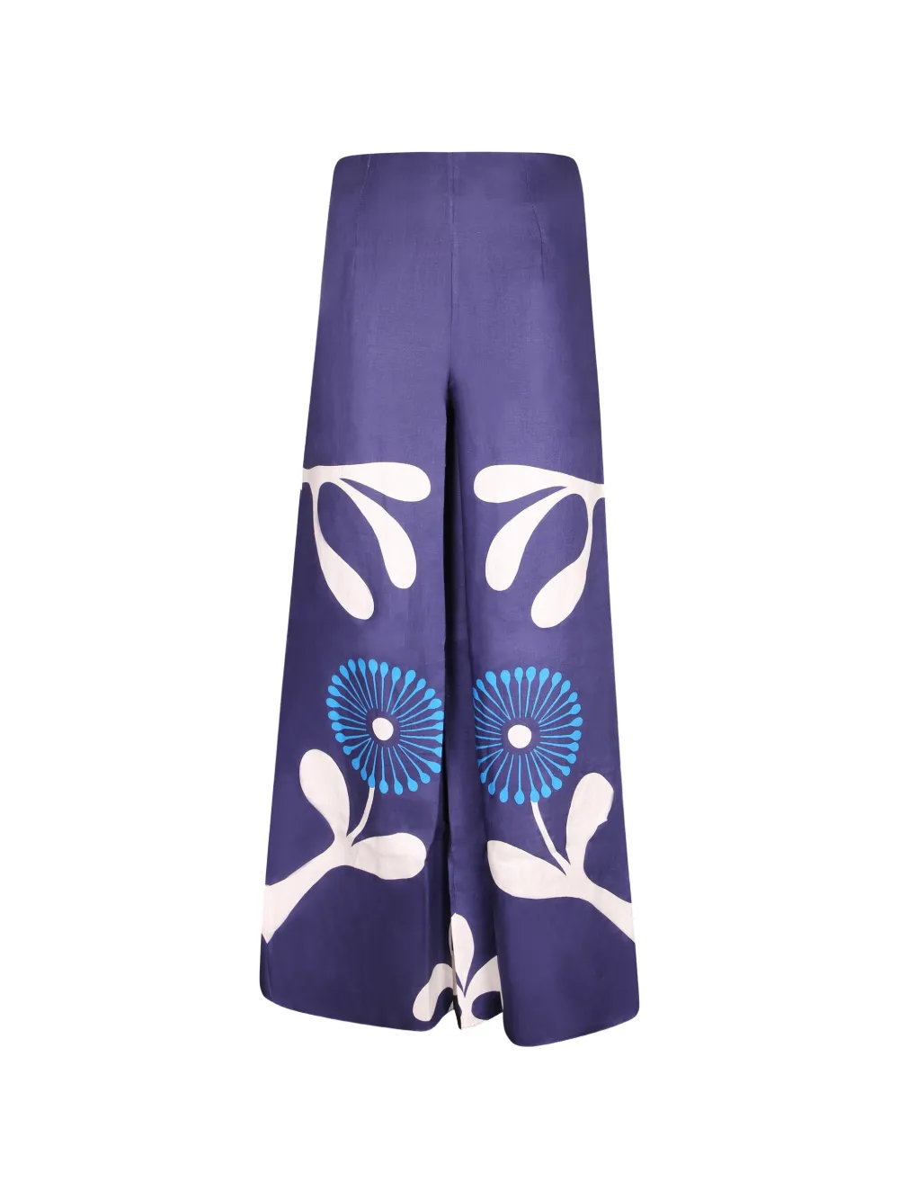Cala de la Cruz zip-fastening trousers - Blu
