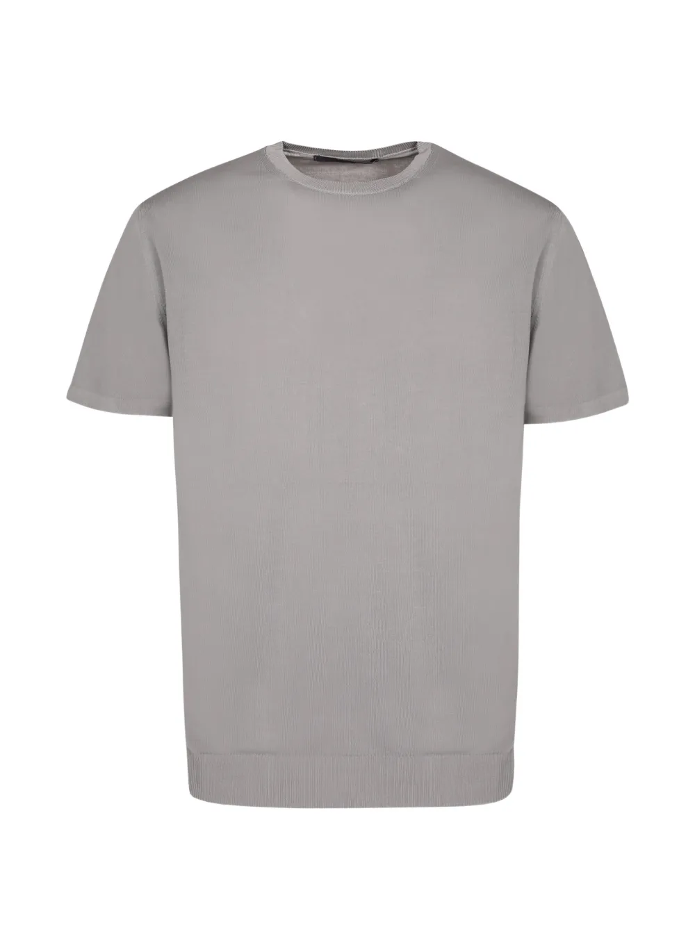 Daniele Fiesoli crew-neck ribbed-trim T-shirt - Grigio