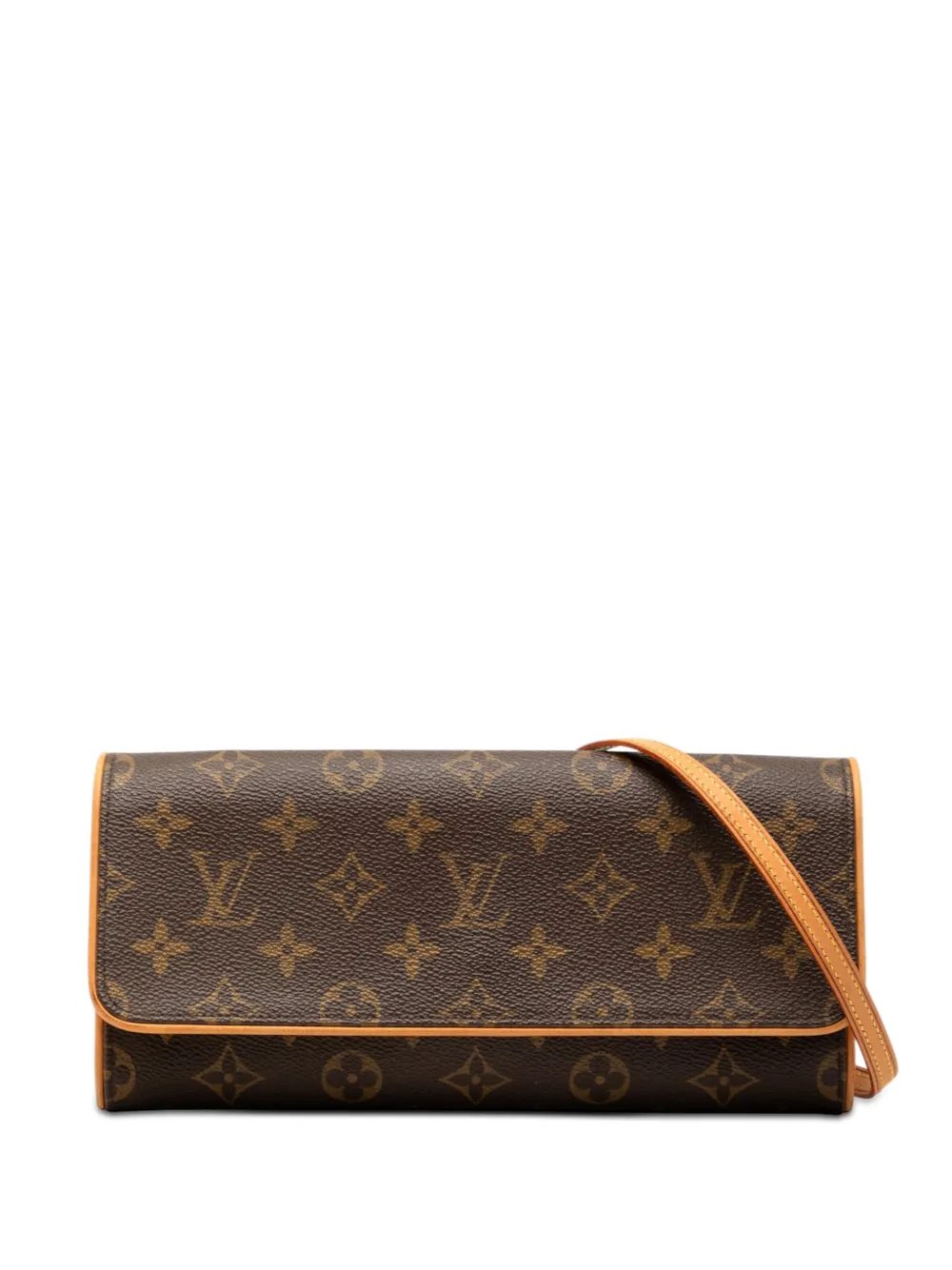 Louis Vuitton Pre-Owned 2001 Monogram Pochette Twin GM crossbody bag - Marrone