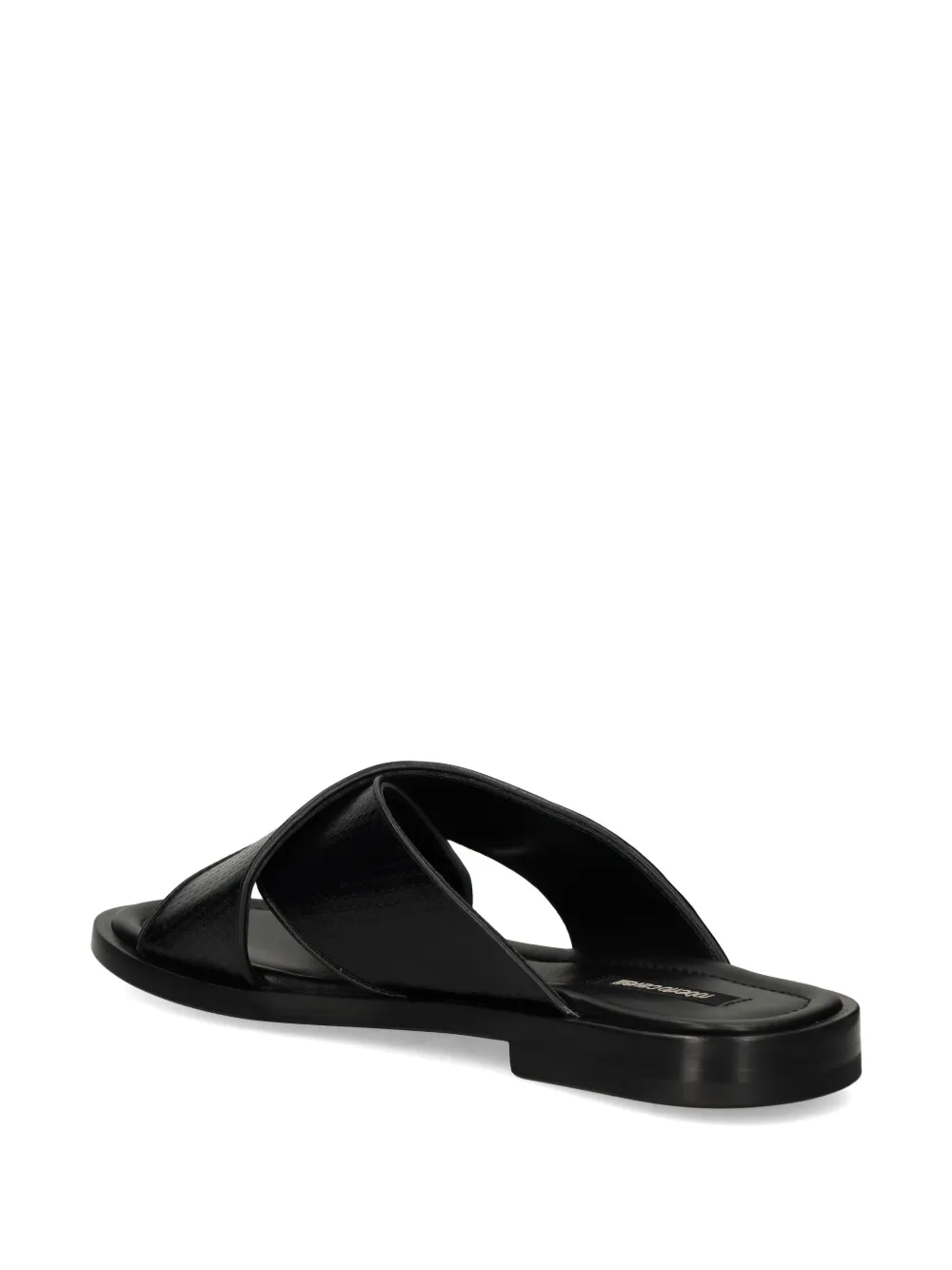 Roberto Cavalli snakeskin sandals Zwart