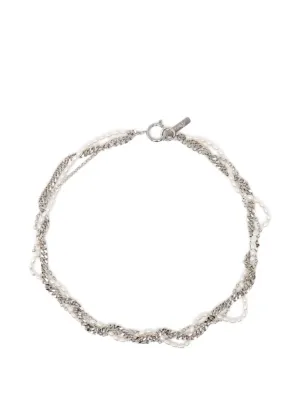 Dolce & Gabbana DGロゴ ネックレス | シルバートーン | FARFETCH JP
