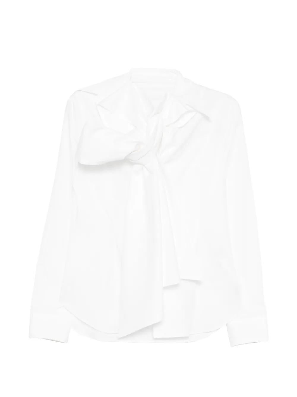 Yohji Yamamoto tie shirt - Bianco