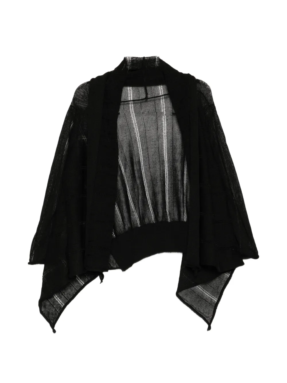 Yohji Yamamoto long-sleeves cardigan - Black
