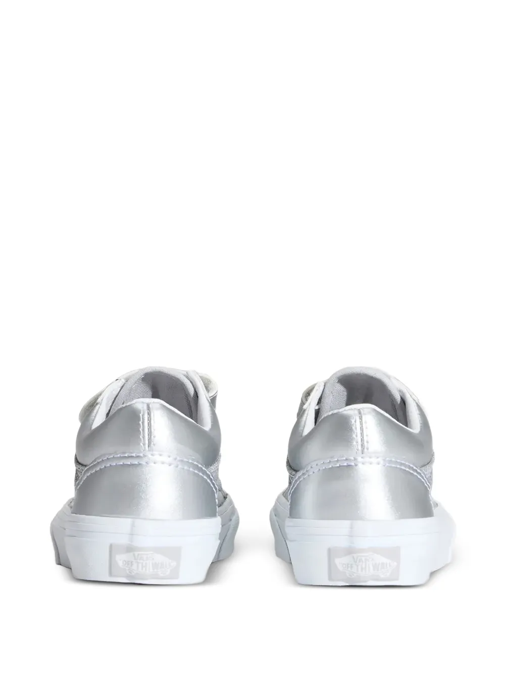 Vans Kids glitter-detail touch-strap sneakers Zilver