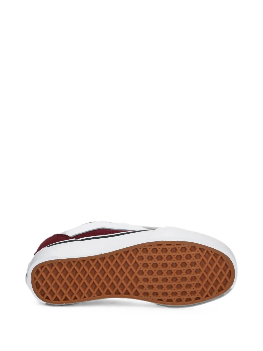 Vans Kids logo-patch panelled sneakers Rood