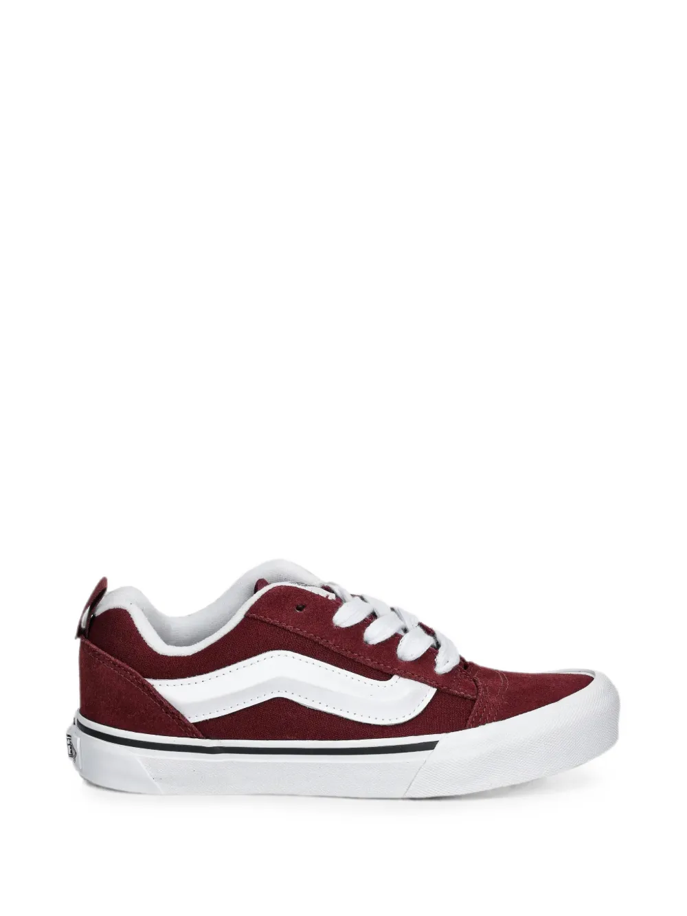 Vans Kids logo-patch panelled sneakers Rood