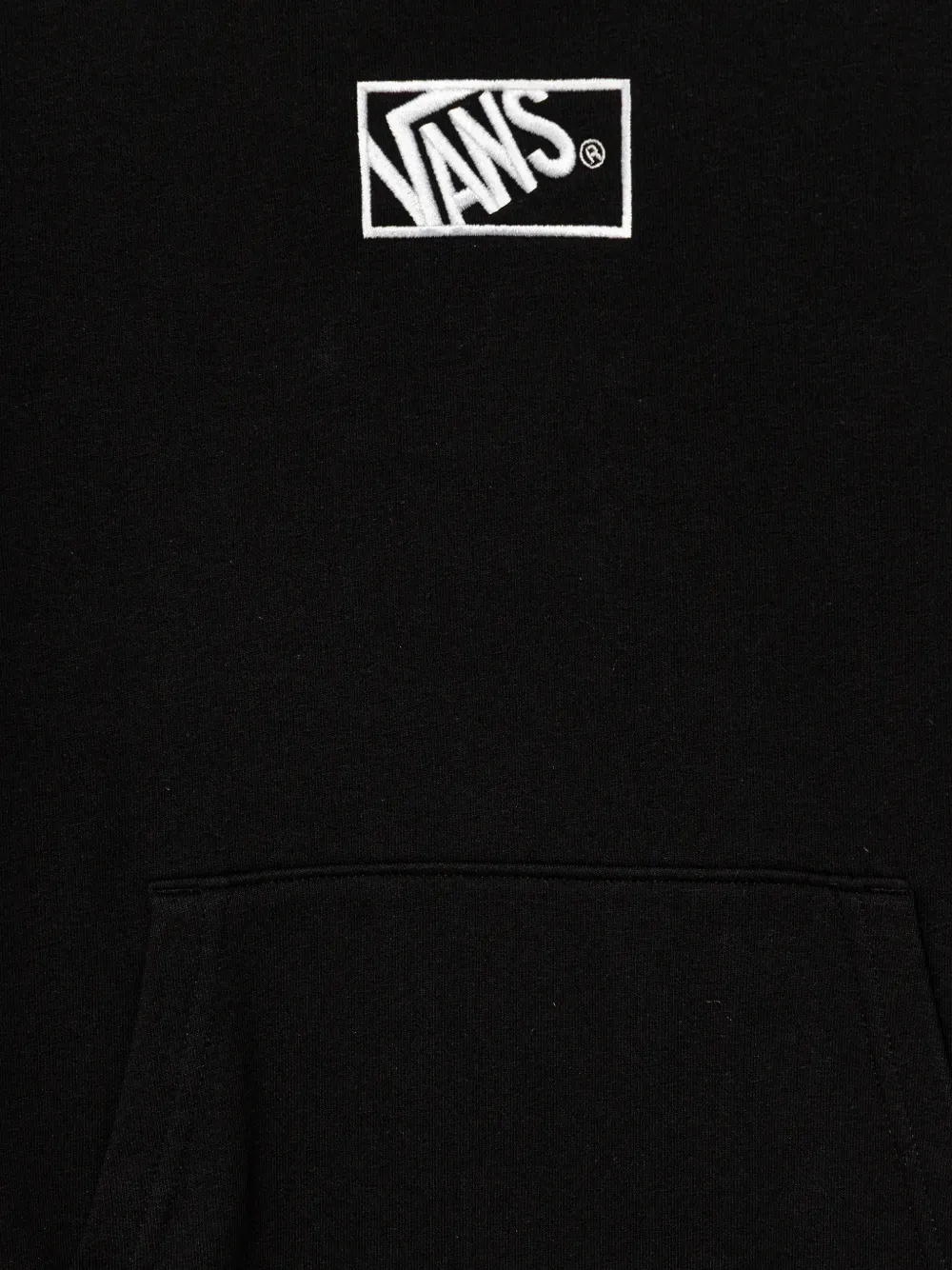 Vans Kids Hoodie met geborduurd logo en buidelzak Zwart