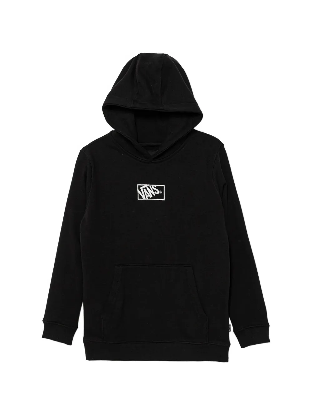 Vans Kids Felpa con ricamo logo e tasca a marsupio - Nero