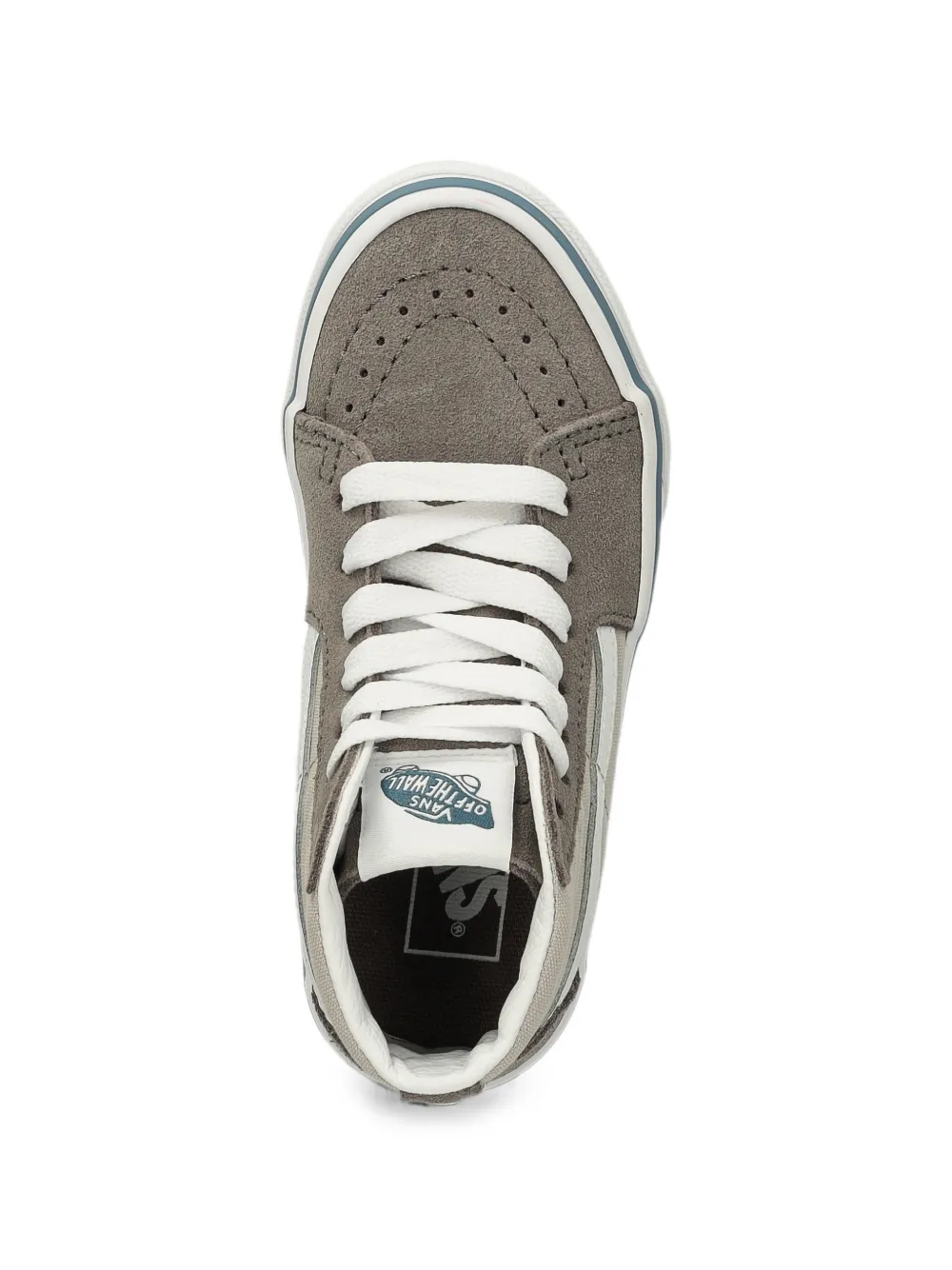 Vans Kids Sk8-Hi panelled high-top sneakers Grijs