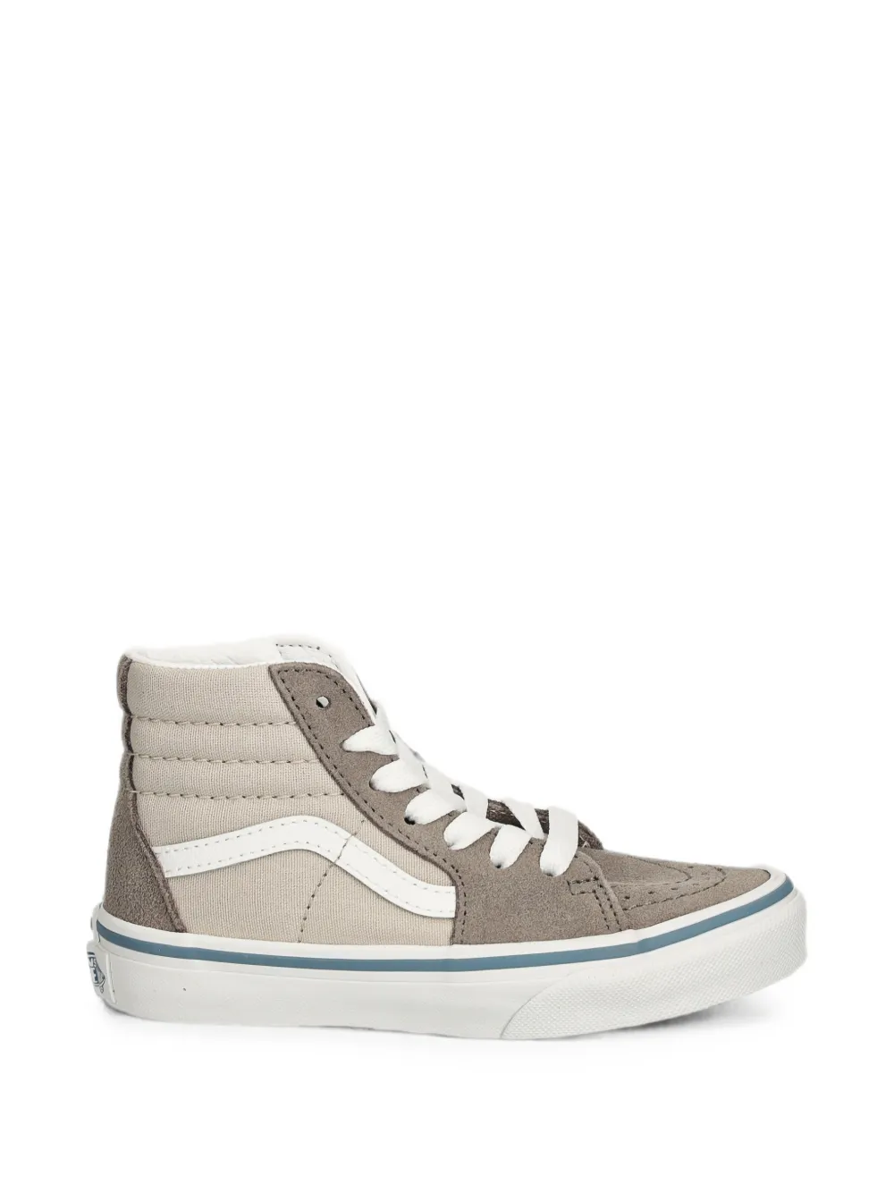 Vans Kids Sk8-Hi panelled high-top sneakers Grijs