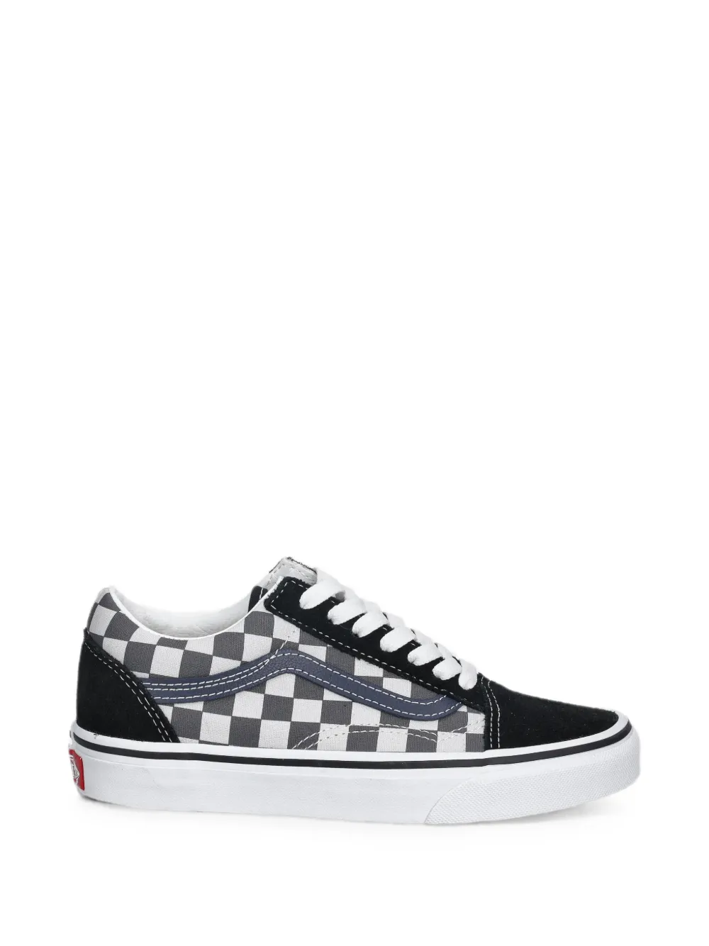 Vans Kids Old Skool checkerboard sneakers Zwart