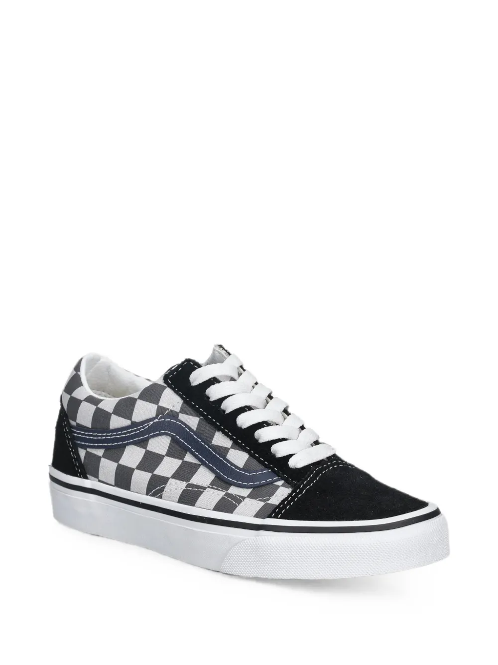 Vans Kids Old Skool checkerboard sneakers - Nero
