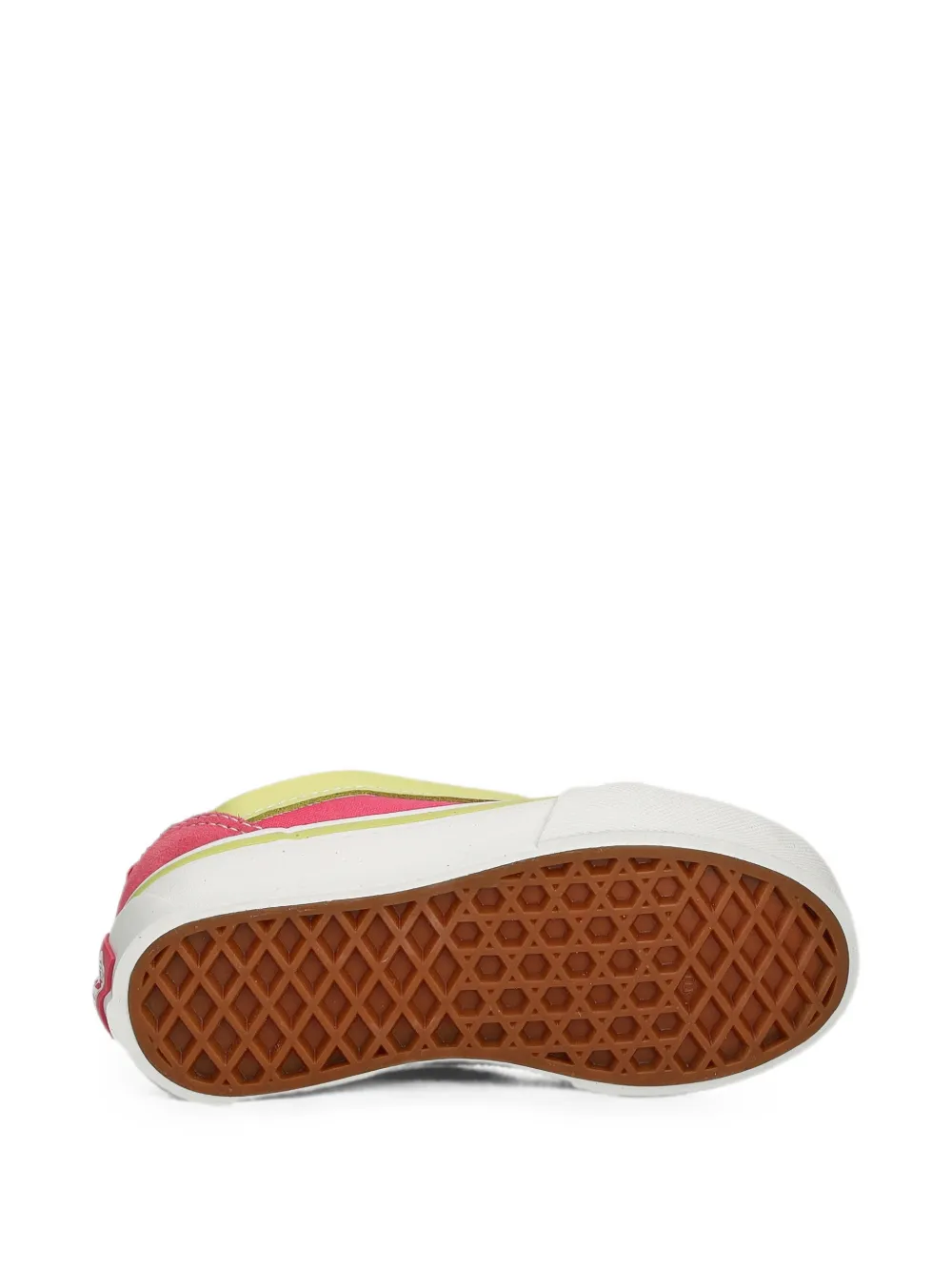 Vans Kids Knu Skool contrast-trim panelled sneakers Roze