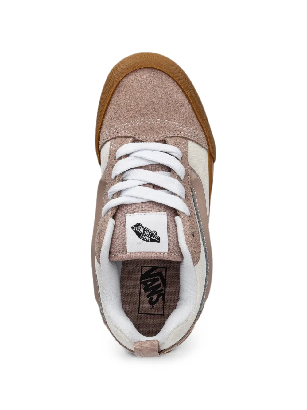 Vans Kids Old Skool suede-panelled low-top sneakers Bruin