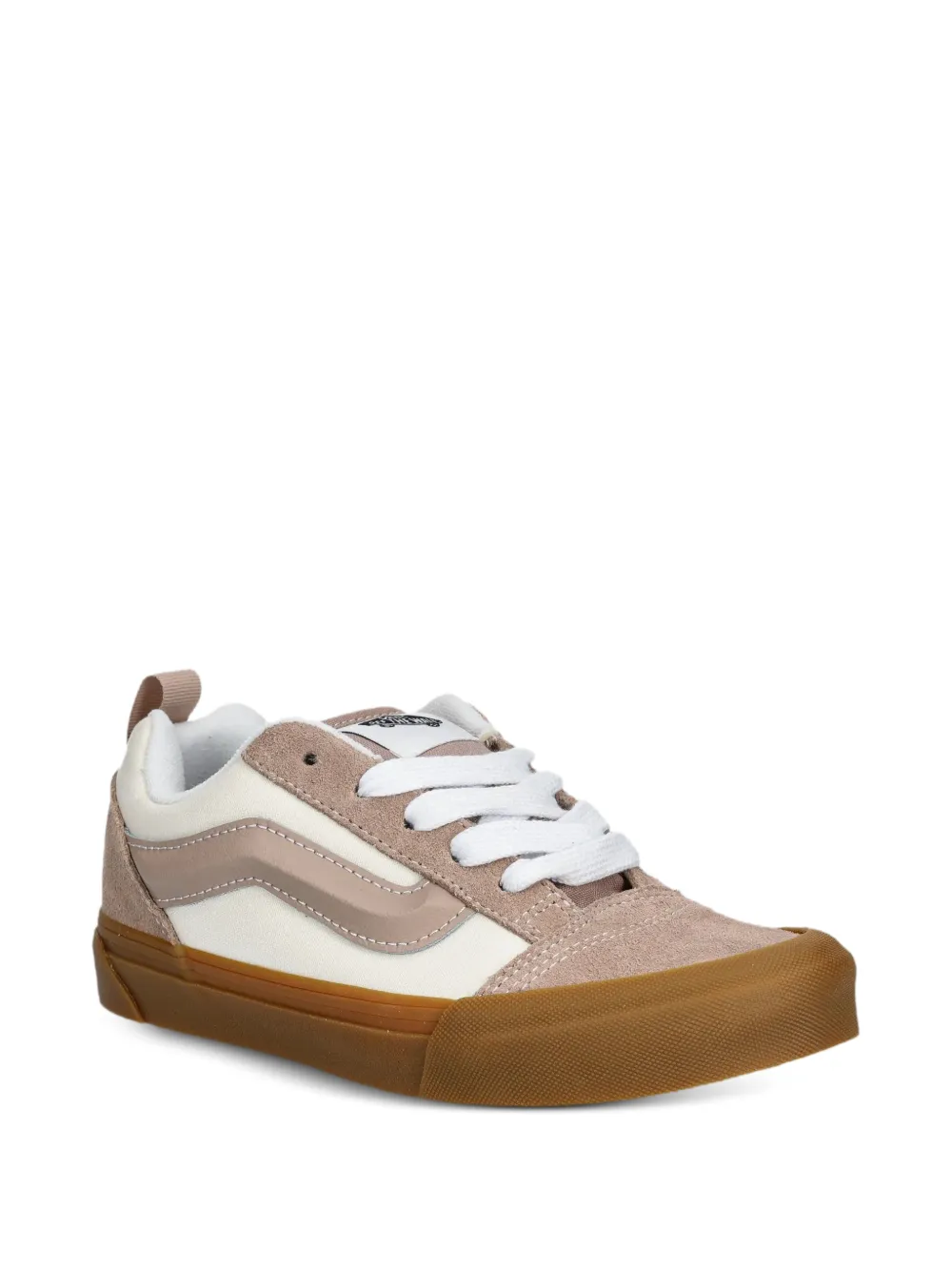 Vans Kids Old Skool suede-panelled low-top sneakers - Marrone