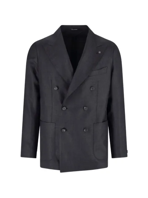Tagliatore double-breasted peak-lapel blazer