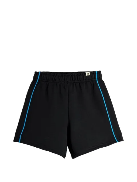 Mini Rodini piping-detail elasticated-waist shorts