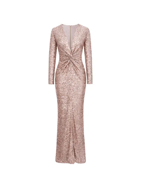 ROSERRY Vestido longo Merilyn com paetês