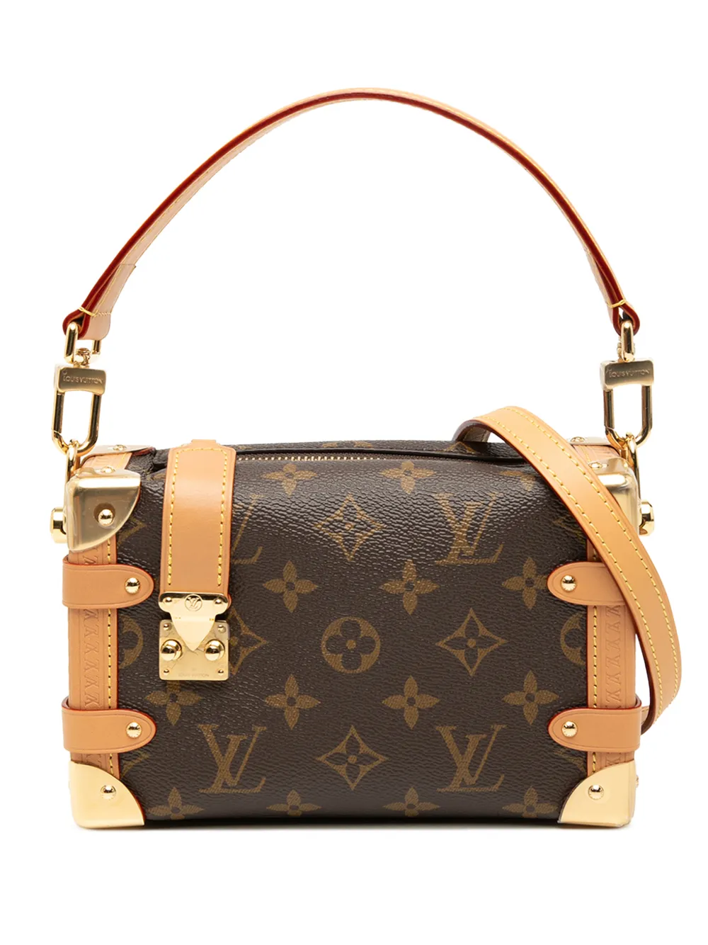 Louis Vuitton Pre-Owned Borsa a tracolla Monogram Side Trunk PM 2023-2024 - Marrone