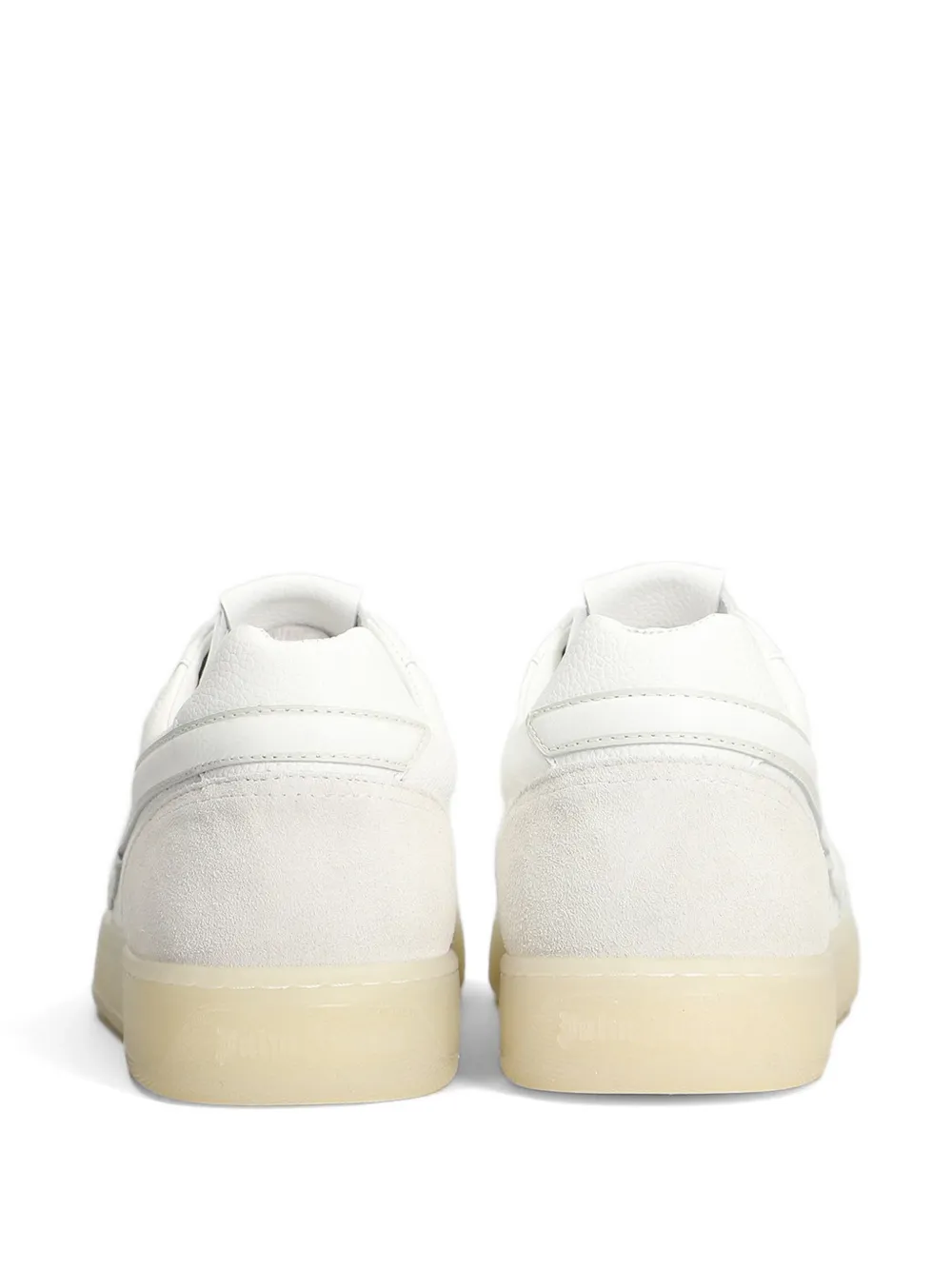 Palm Angels Palm Tennis Lea tree-patch sneakers Wit
