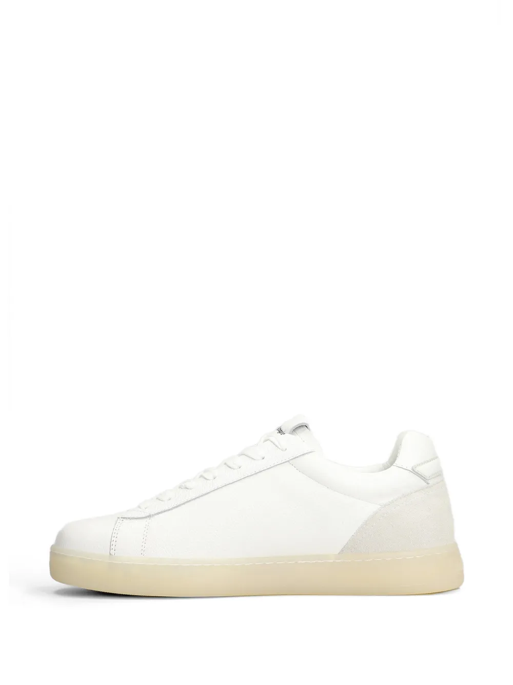 Palm Angels Palm Tennis Lea tree-patch sneakers Wit