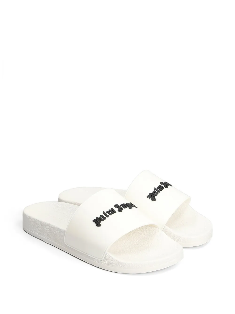 Palm Angels logo-embellished slides Wit