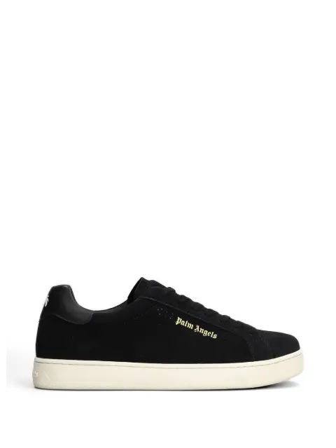 Palm Angels logo-print suede sneakers
