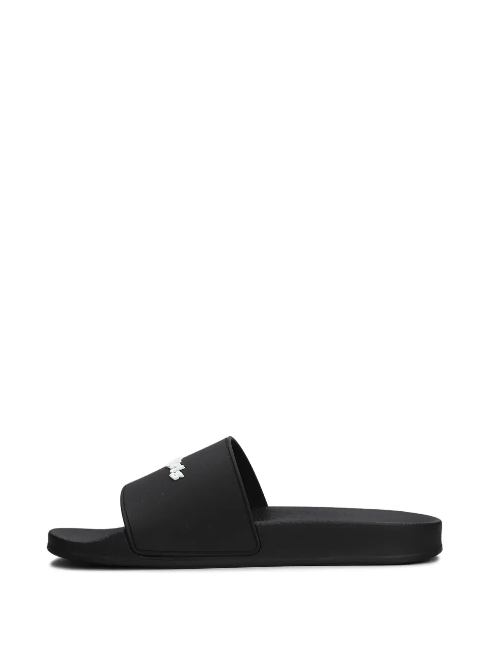 Palm Angels logo-print slides Zwart