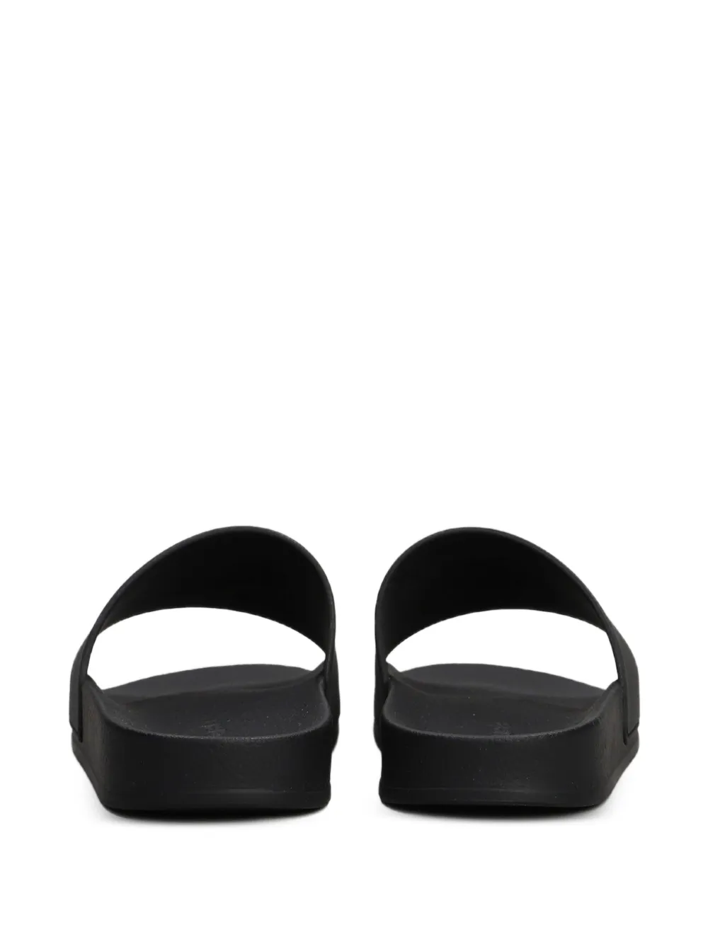 Palm Angels logo-print slides Zwart