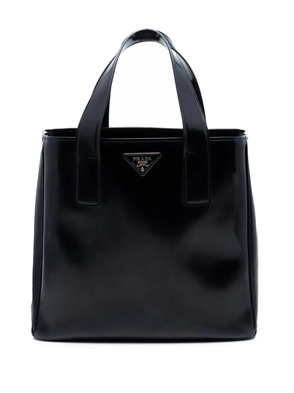 Prada Pre-Owned 2010-2026 Spazzolato Leather tote bag - Black