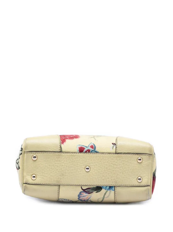 Gucci Pre-Owned 2016-2026 Limited Edition Mini Canvas Flora Bamboo