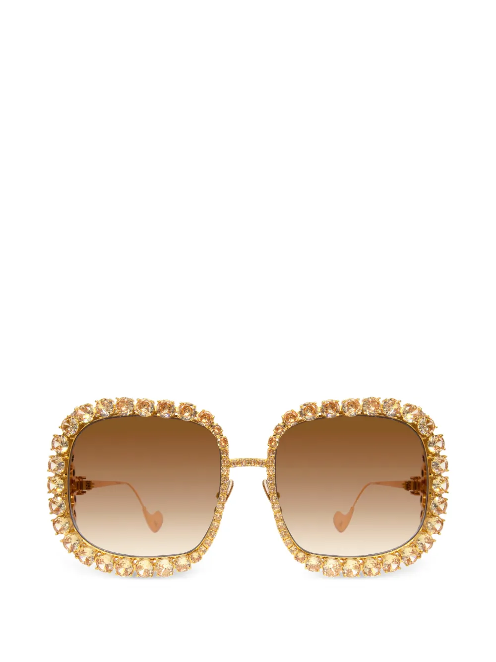 ANNA-KARIN KARLSSON Starry Sky crystal-embellished sunglasses - Oro