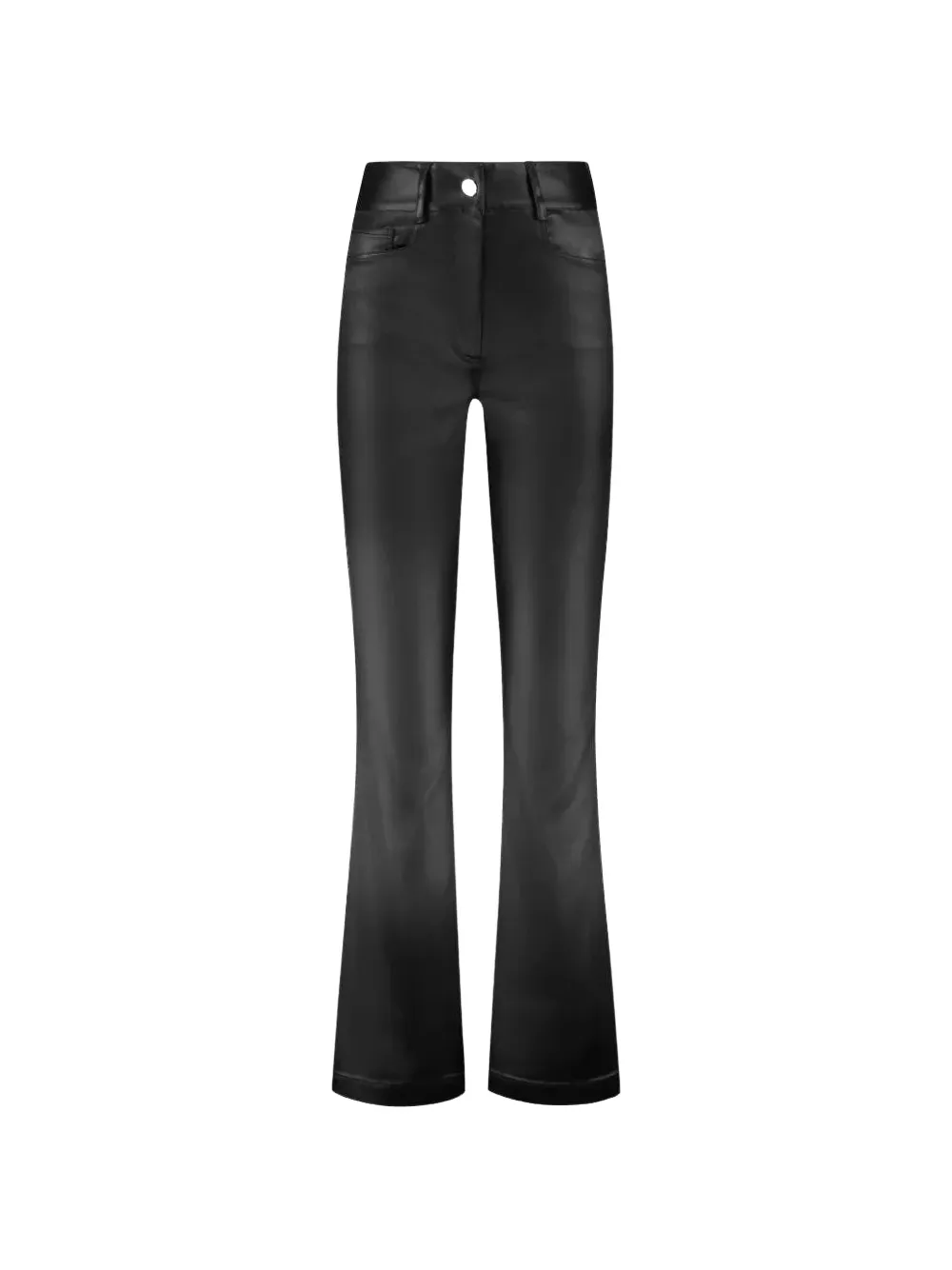 GAUGE81 Pantaloni svasati cerati - Nero