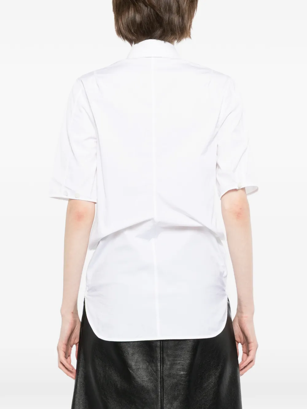 Jil Sander Katoenen popeline blouse Wit