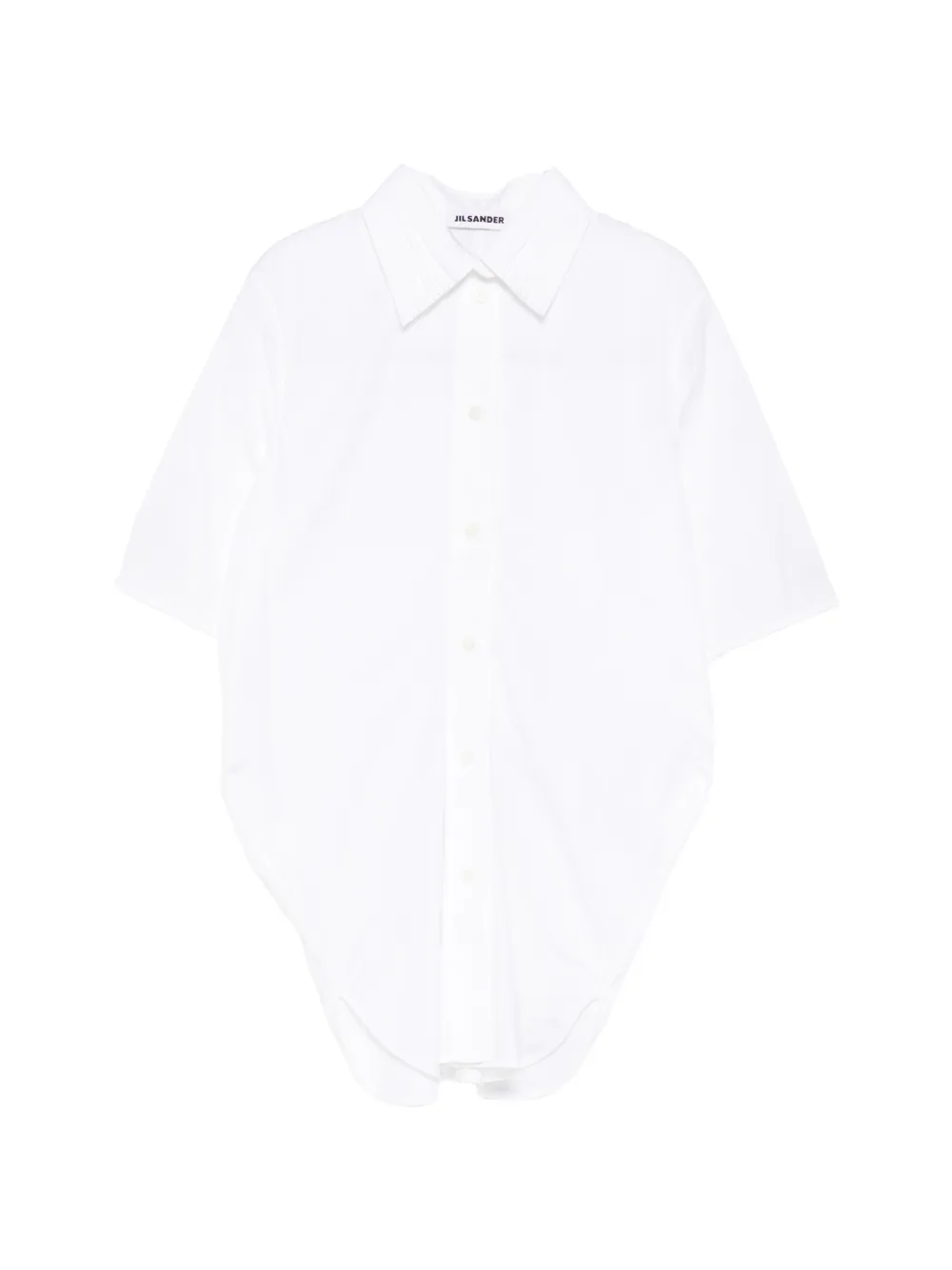 Jil Sander light cotton poplin shirt - White