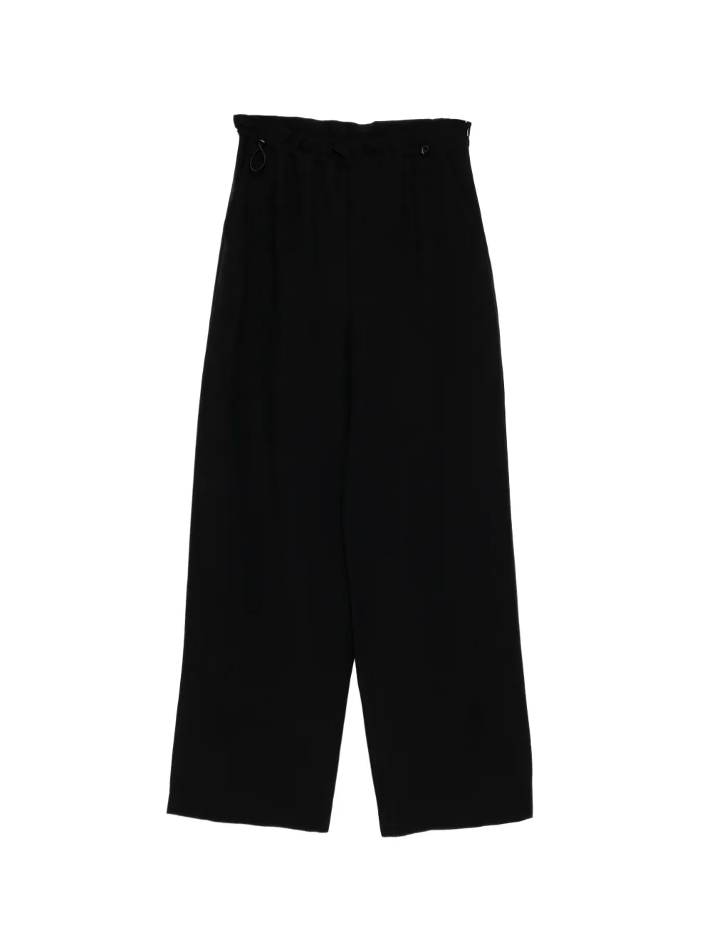 Dice Kayek drawstring-waist wide-leg trousers - Nero